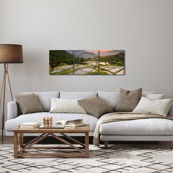 Slika - Rižine terase (sa satom) (90x30 cm)