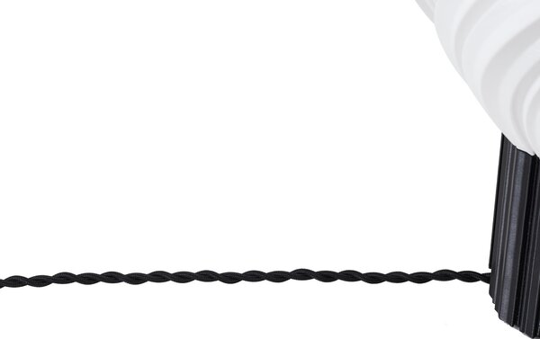 Stolne Lampa Lindby, Nuvia, Bijela, Dnevna soba, Plastika, Moderan