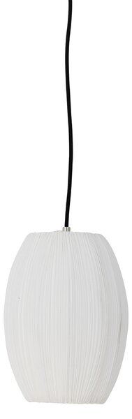 Viseće Svjetiljka Bloomingville, Pica, Bijela, Dnevna soba, Tkanina / tekstil