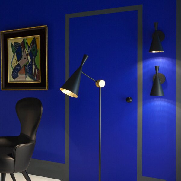 Zidne Svjetiljka Tom Dixon, Beat Wall, prigušiv, Crno, Dnevna soba, Metal, Dizajn