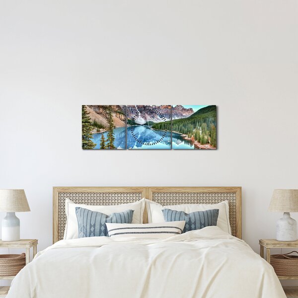 Slika - Jezero Moraine (sa satom) (90x30 cm)