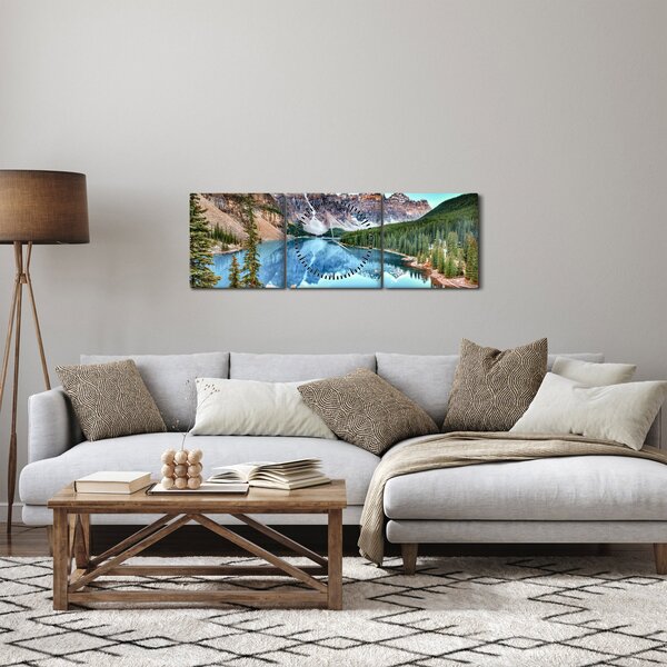 Slika - Jezero Moraine (sa satom) (90x30 cm)