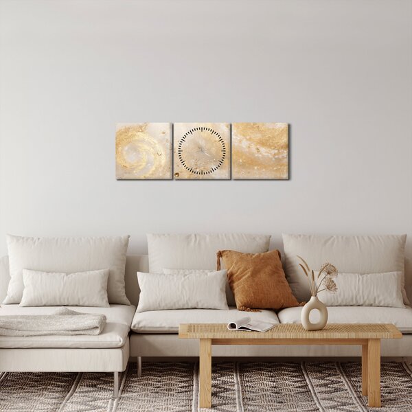 Slika - Tekstura s uzorkom (sa satom) (90x30 cm)