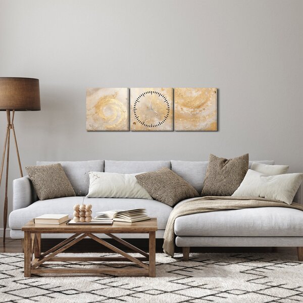 Slika - Tekstura s uzorkom (sa satom) (90x30 cm)