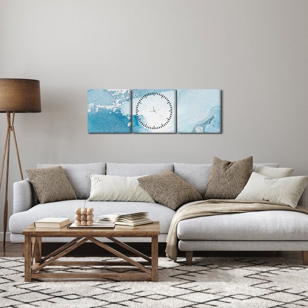 Slika - Plavi dekor (sa satom) (90x30 cm)