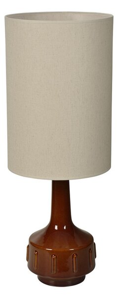 Stolne Lampa MARKET SET, Jimmy, Smeđa / hrđa, Dnevna soba, Keramika