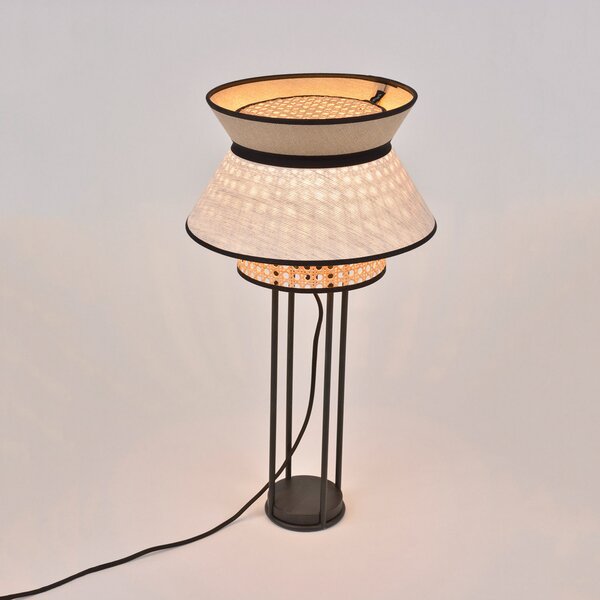 Stolne Lampa MARKET SET, Singapour DBL, Bež, Dnevna soba, Tkanina / tekstil, Dizajn