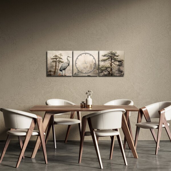 Slika - Crtani krajolik (sa satom) (90x30 cm)