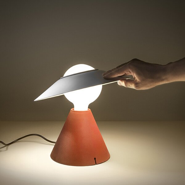 Stolne Lampa Stilnovo, Fante, Crvena, Dnevna soba, Plastika, Dizajn