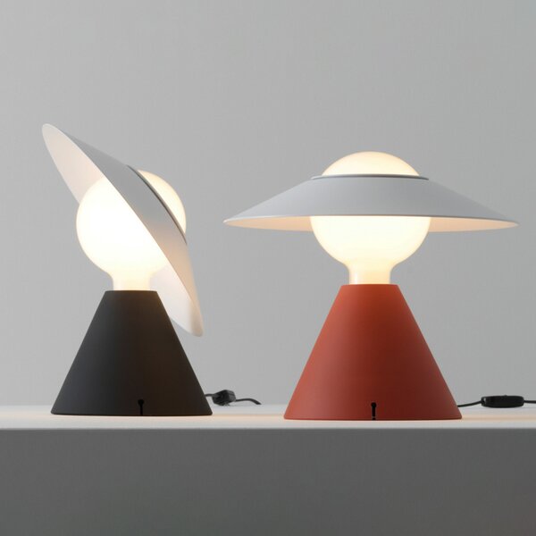 Stolne Lampa Stilnovo, Fante, Crvena, Dnevna soba, Plastika, Dizajn