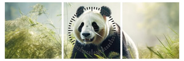 Slika - Panda (sa satom) (90x30 cm)