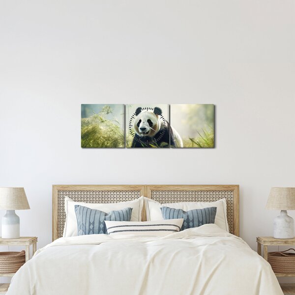 Slika - Panda (sa satom) (90x30 cm)
