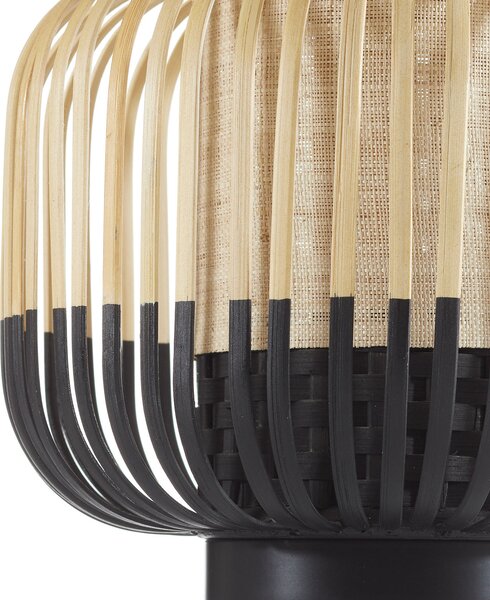 Stolne Lampa Forestier, Bamboo Light S, Crno, Dnevna soba, Bambus, Dizajn