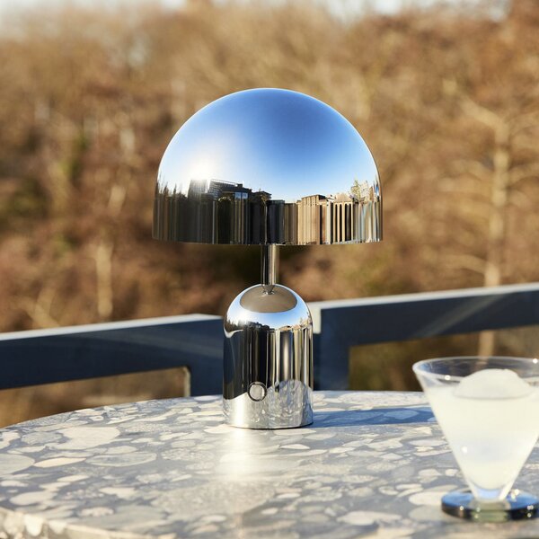 Vanjske Svjetiljka Tom Dixon, BELL PORTABLE, prigušiv, Metalik, Dnevna soba, Plastika, Dizajn