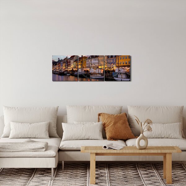 Slika - Nyhavn, Kopenhagen (sa satom) (90x30 cm)