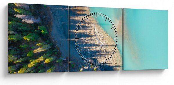 Slika - Pogled na jezero (sa satom) (90x30 cm)