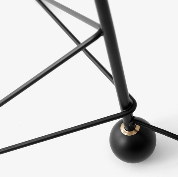 Stolne Lampa &Tradition, Tripod HM9, Crno, Dnevna soba, Aluminij