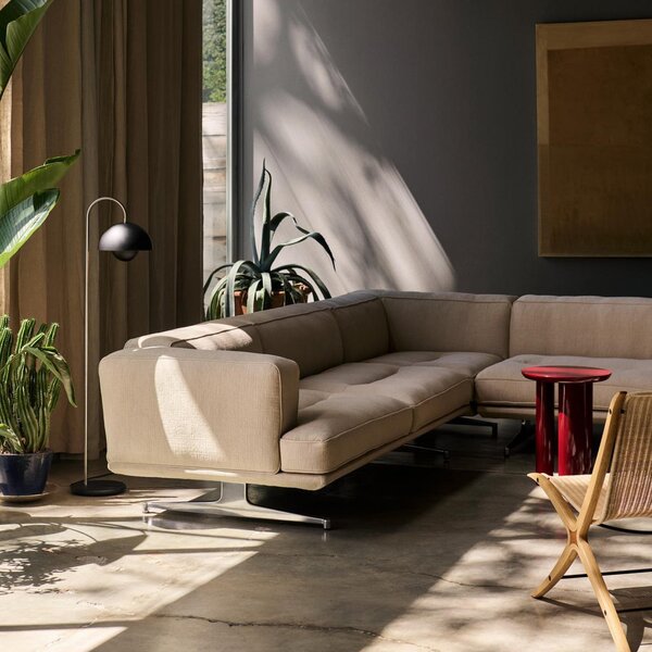 Podne Lampa &Tradition, Flowerpot VP12, Crno, Dnevna soba, Metal, Dizajn