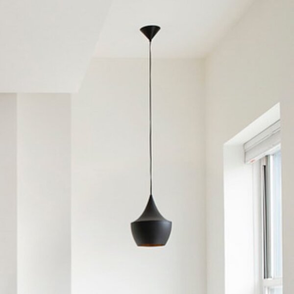 Viseće Svjetiljka Tom Dixon, Beat, prigušiv, Crno, Dnevna soba, Mjed, Dizajn