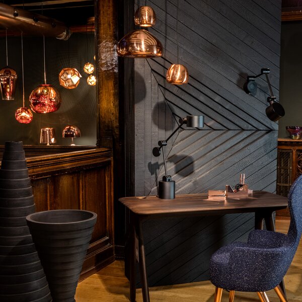 Viseće Svjetiljka Tom Dixon, Void mini, prigušiv, Bakar, Dnevna soba, Bakar, Dizajn