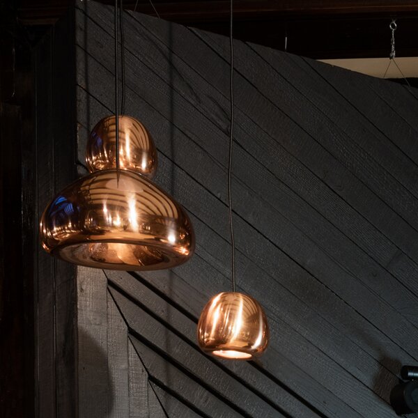 Viseće Svjetiljka Tom Dixon, Void mini, prigušiv, Bakar, Dnevna soba, Bakar, Dizajn