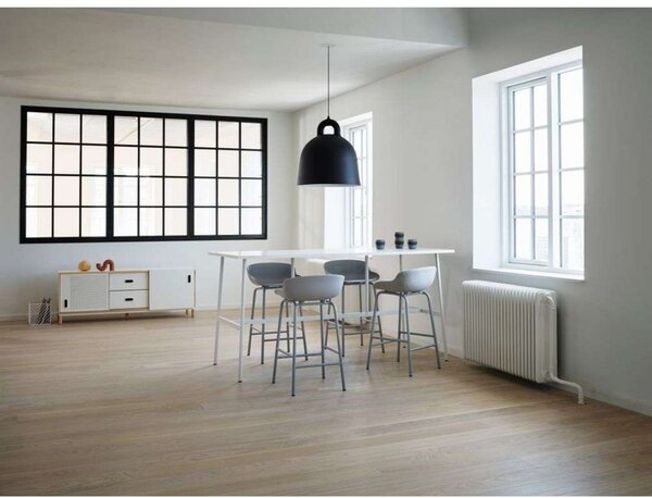 Viseće Svjetiljka Normann Copenhagen, Crno, Dnevna soba, Aluminij