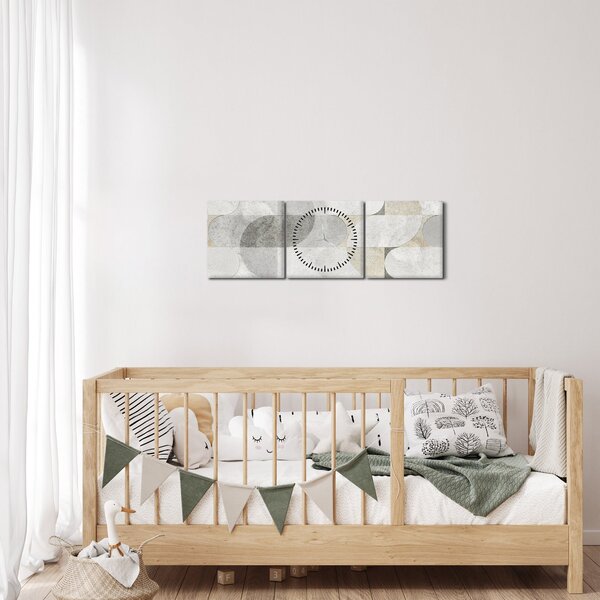 Slika - Pločice (sa satom) (90x30 cm)
