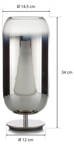 Stolne Lampa Artemide, Gople Mini, Metalik, Dnevna soba, Staklo, Dizajn