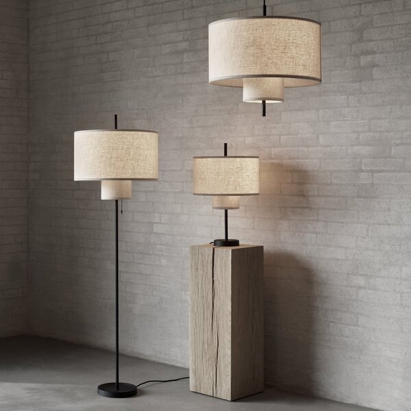 Stolne Lampa New Works, Margin, Bež, Dnevna soba, Tkanina / tekstil, Dizajn