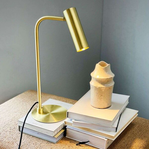 Stolne Lampa Dyberg Larsen, Skagerrak, Zlato / mjed, Dnevna soba, Metal, Moderan