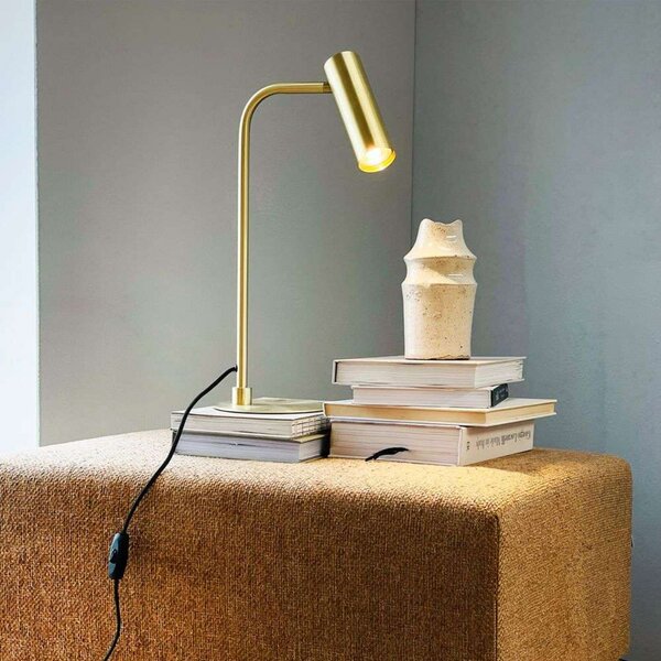 Stolne Lampa Dyberg Larsen, Skagerrak, Zlato / mjed, Dnevna soba, Metal, Moderan