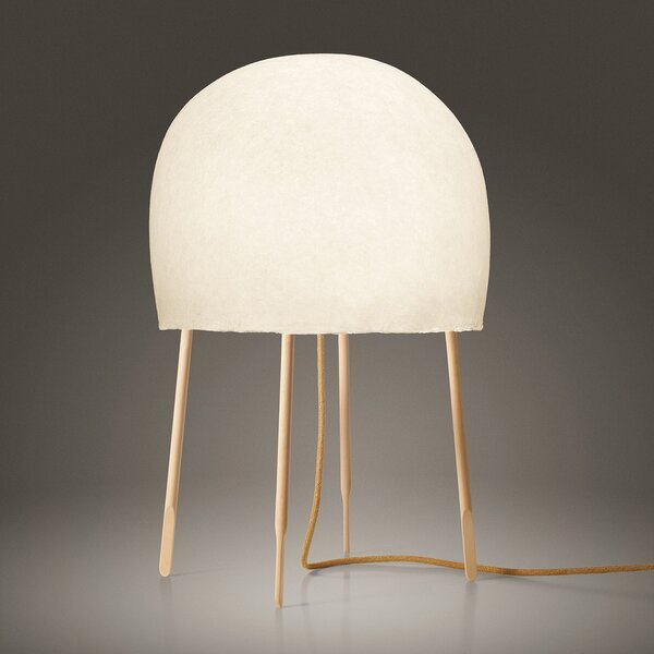 Stolne Lampa Foscarini, Kurage, Bijela, Dnevna soba, Drvo, Dizajn