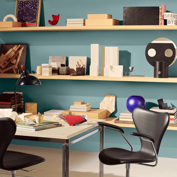 Stolne Lampa FRITZ HANSEN, Kaiser Idell 6556-T, Crno, Dnevna soba, Metal, Dizajn