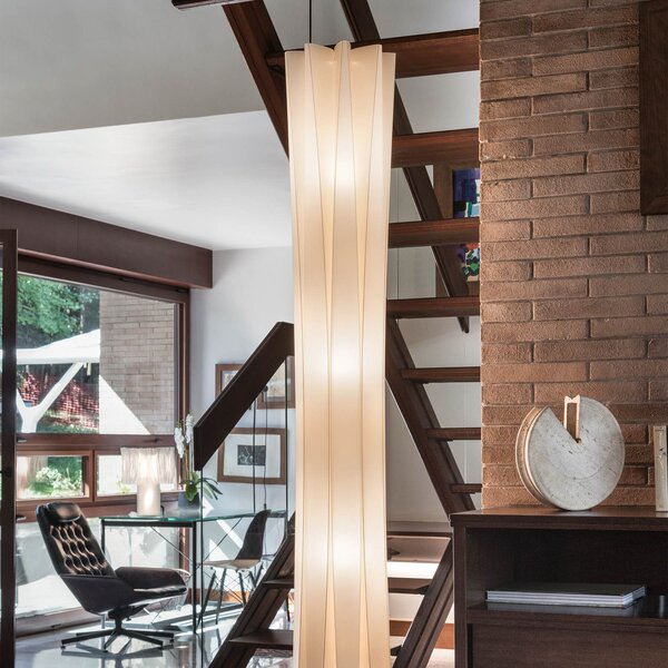 Podne Lampa Slamp, Bach, prigušiv, Zlato / mjed, Dnevna soba, Plastika, Dizajn