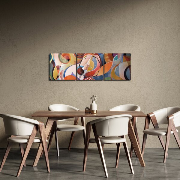 Slika - Glazbeni sažetak (sa satom) (90x30 cm)