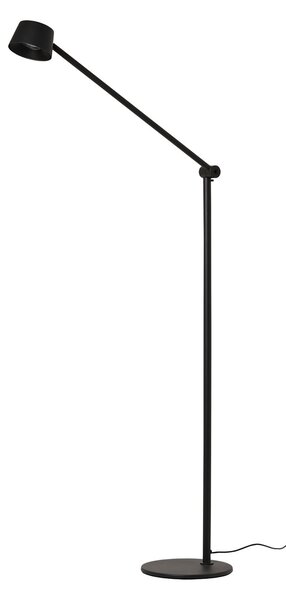Podne Lampa ANTIDARK, Direction F1, prigušiv, Crno, Dnevna soba, Metal, Moderan