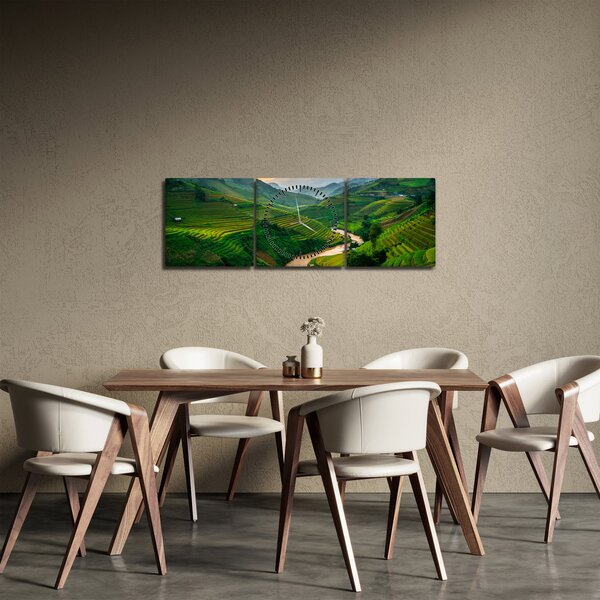 Slika - Rižine terase II. (sa satom) (90x30 cm)