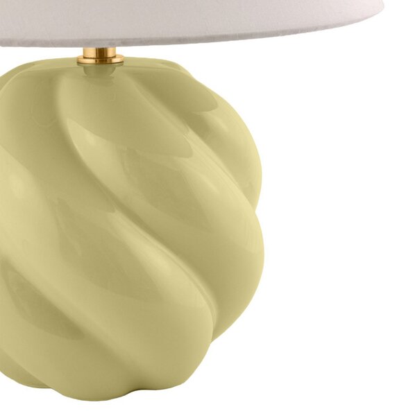 Stolne Lampa Globen Lighting, DAHLIA, Bež, Dnevna soba, Tkanina / tekstil