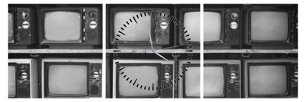 Slika - Retro TV (sa satom) (90x30 cm)