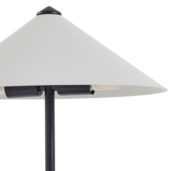 Stolne Lampa Lindby, Norvik, Crno, Dnevna soba, Metal, Moderan