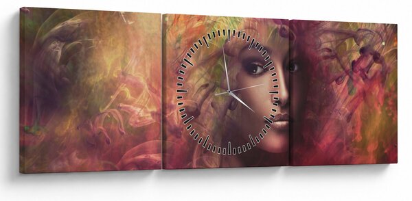 Slika - Žena iz fantazije (sa satom) (90x30 cm)