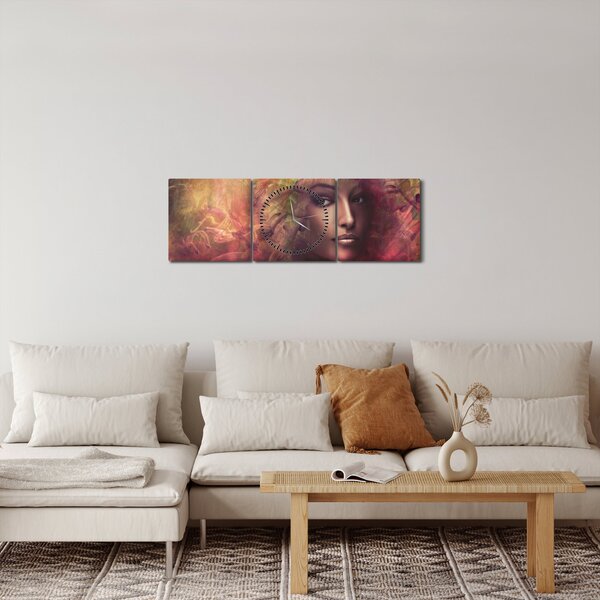 Slika - Žena iz fantazije (sa satom) (90x30 cm)