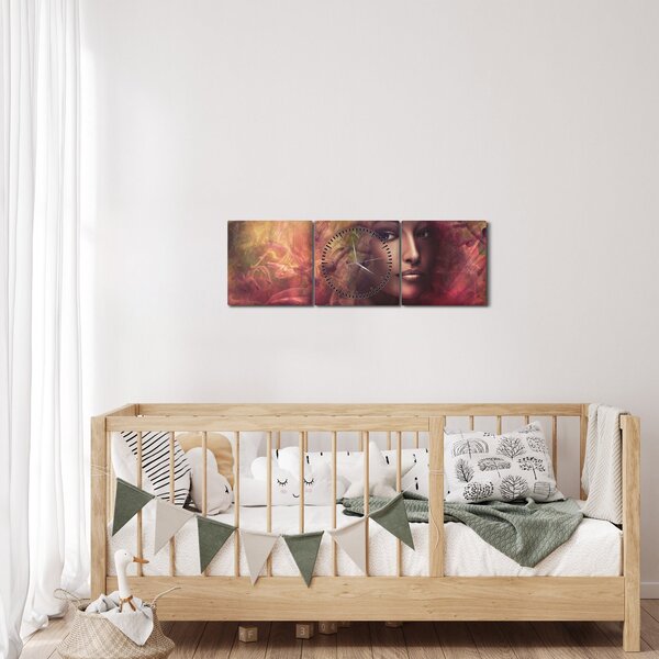 Slika - Žena iz fantazije (sa satom) (90x30 cm)