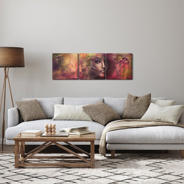 Slika - Žena iz fantazije (sa satom) (90x30 cm)