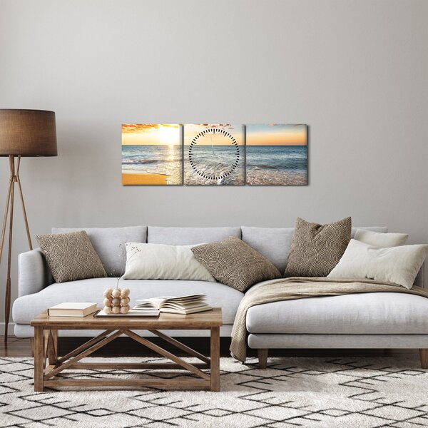 Slika - Izlazak sunca (sa satom) (90x30 cm)