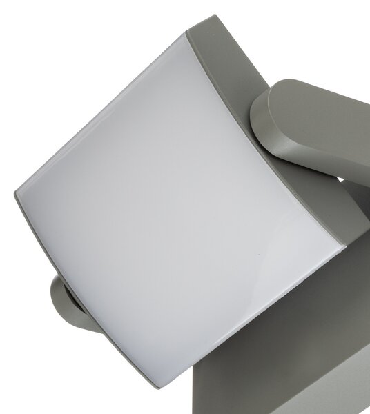 Vanjske Svjetiljka Lindby, Sherin, Sivo, Balkon, Aluminij, Moderan