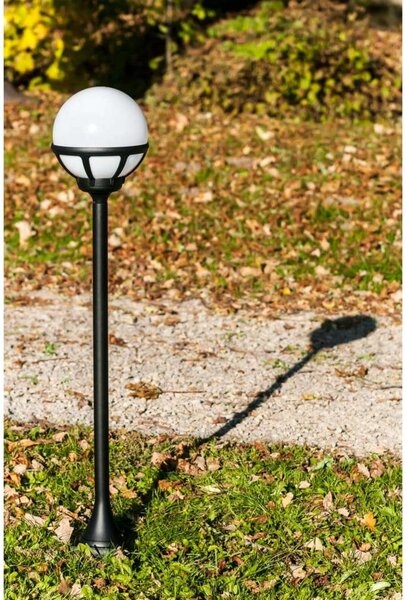 Vrtna lampa Bologna, betonska baza, prozirna/crna - Norlys