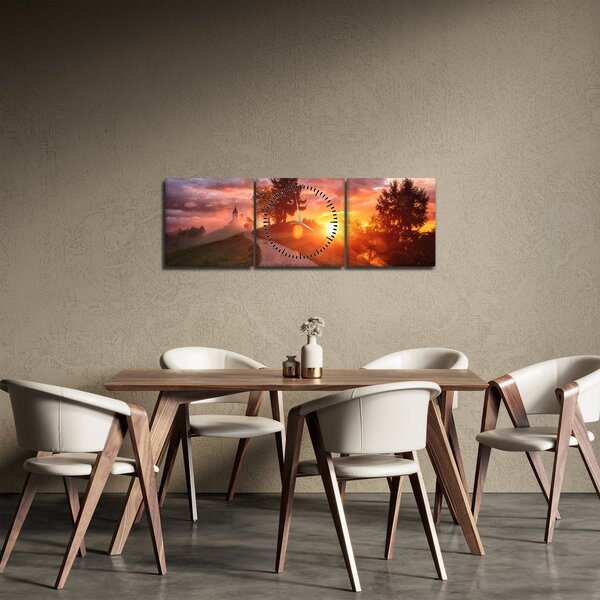 Slika - Jamnik, Slovenija (sa satom) (90x30 cm)