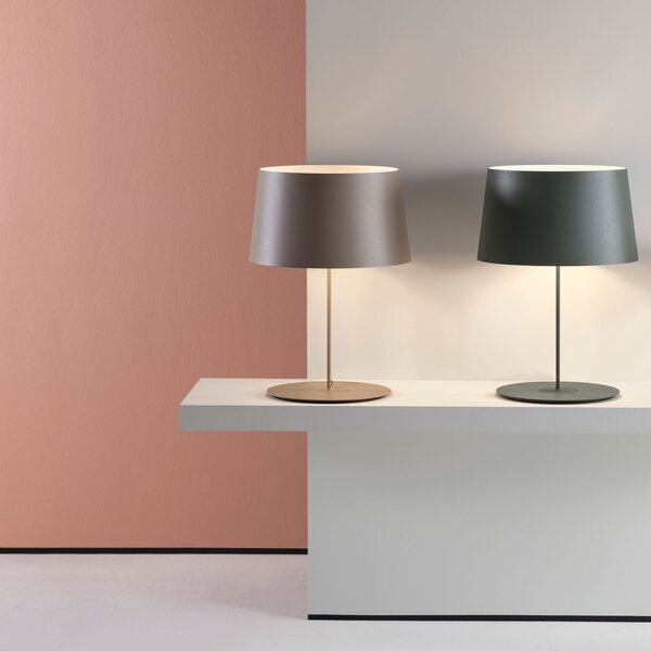 Stolne Lampa Vibia, Warm, Bež, Dnevna soba, Metal, Moderan