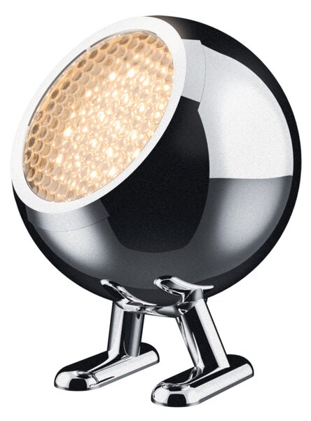 Stolne Lampa MR. WATTSON, Norbitt, prigušiv, Metalik, Dnevna soba, Aluminij, Moderan